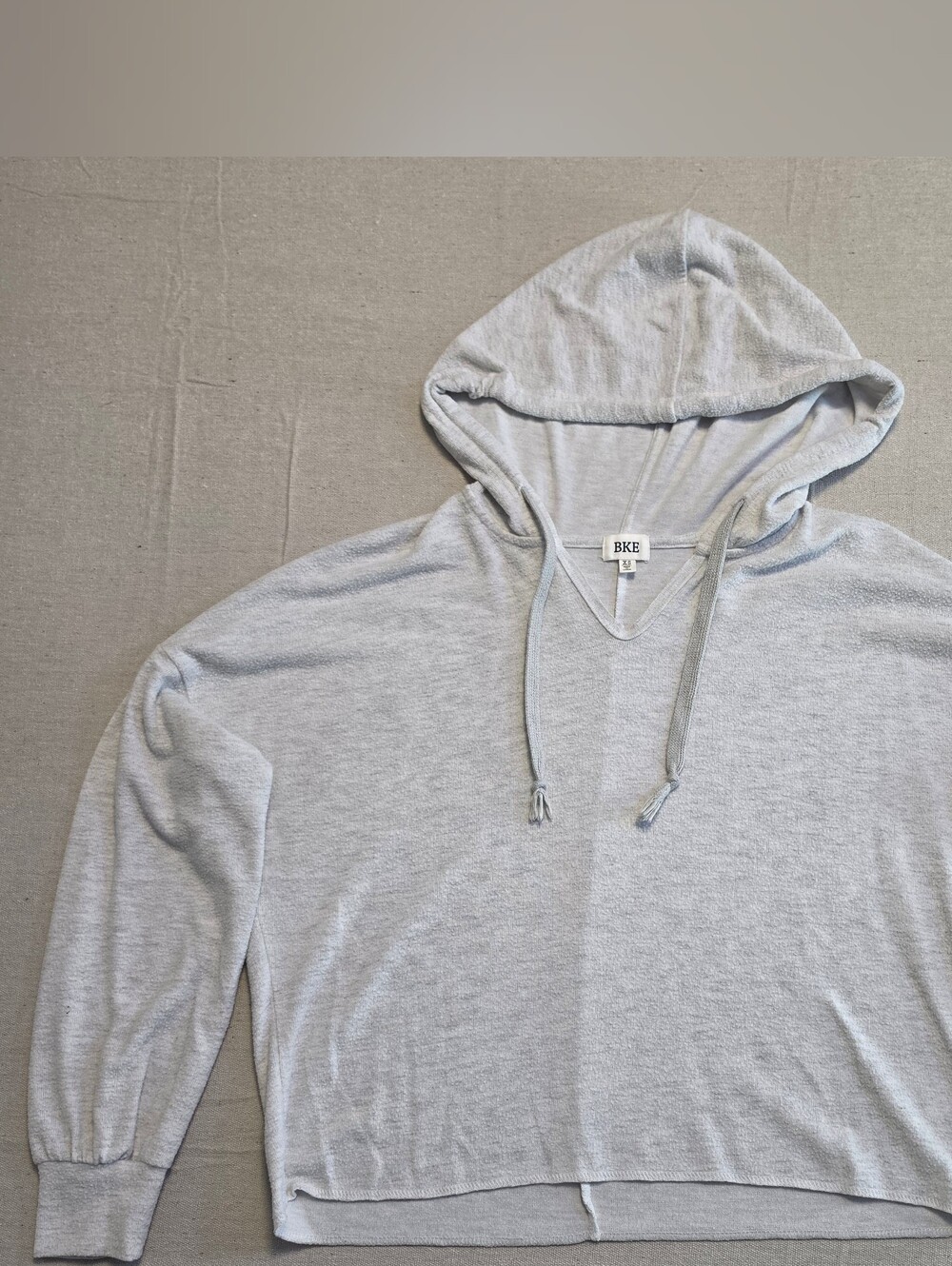 BKE Buckle BKE V-neck Hoodie Heather Grey Women's XS